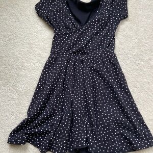 Zara Black Star Print Mini Dress